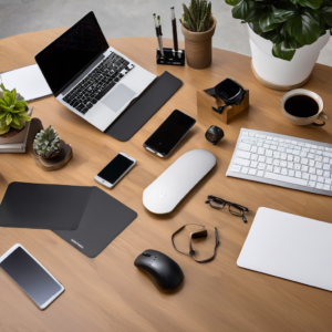 Icon for home office equipment and ergonomic workspace gear topic